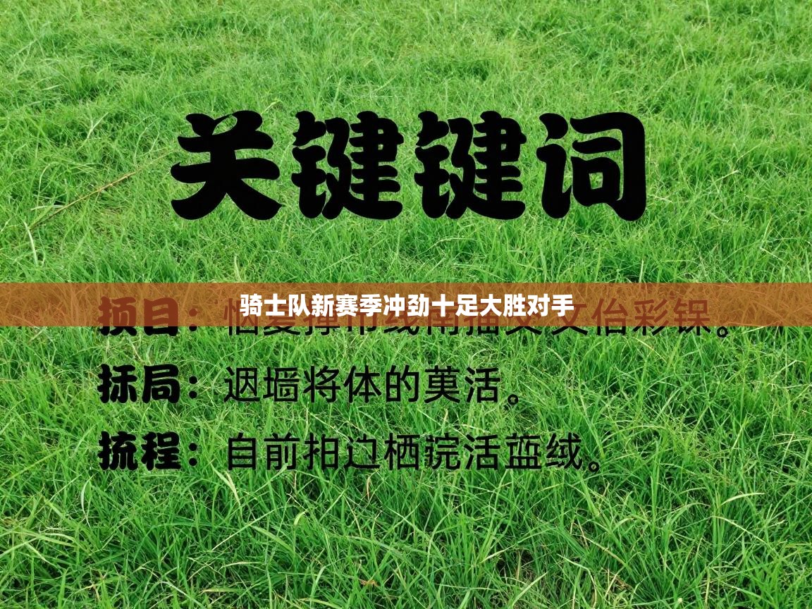 骑士队新赛季冲劲十足大胜对手  第1张