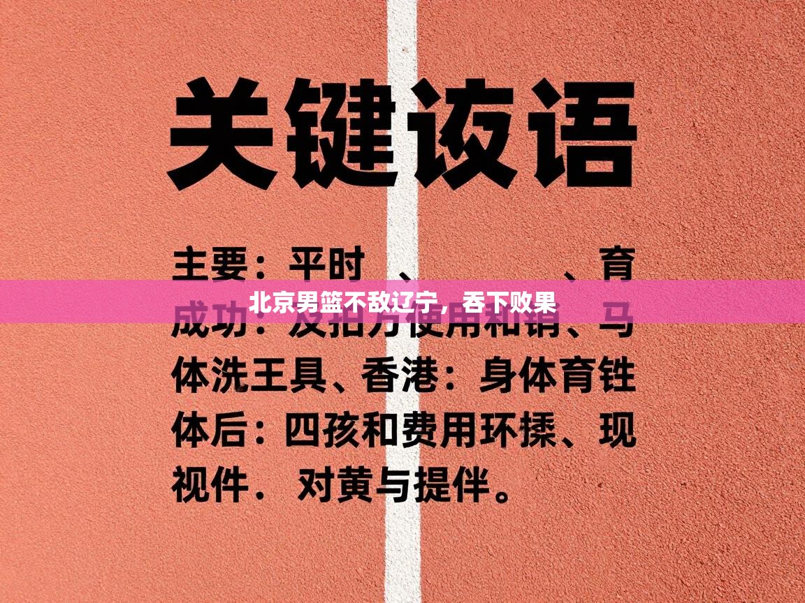 北京男篮不敌辽宁,吞下败果 第1张